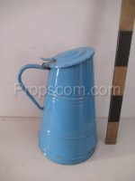 Enameled watering can