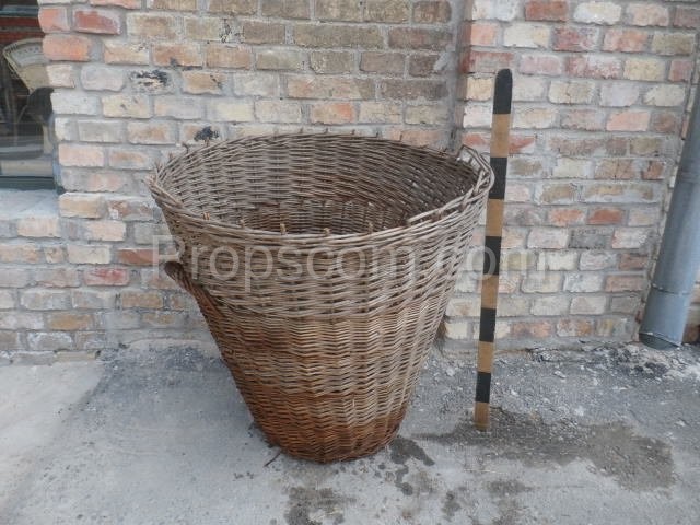 Large collection wicker basket