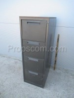 Gray file cabinet