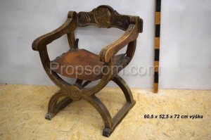 Armchair carved