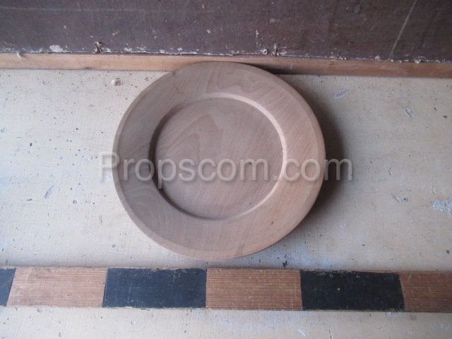 Wooden plate