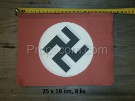 Flag with swastika