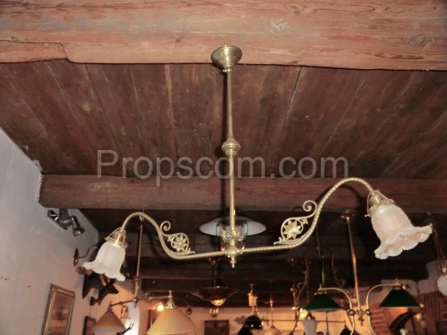 Double-arm chandelier