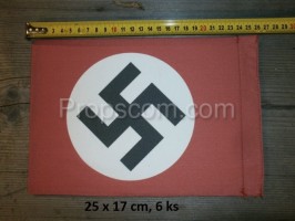 Flag with swastika