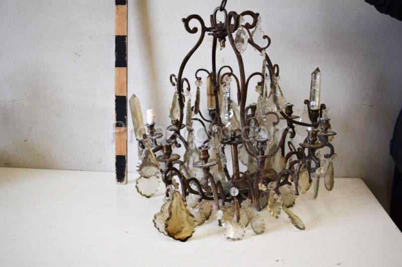 Chandelier with candlesticks