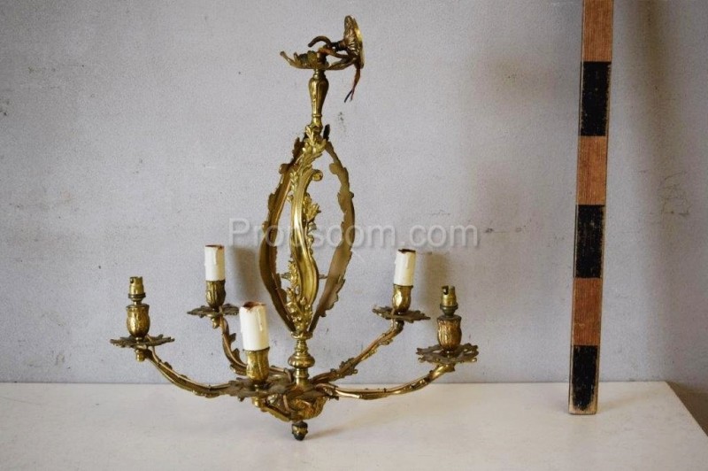 Chandelier with candlesticks
