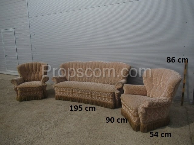 Sofa mit Sesseln