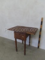 Folding side table