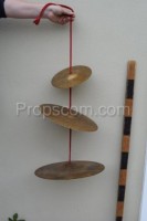 Cymbals with mallets