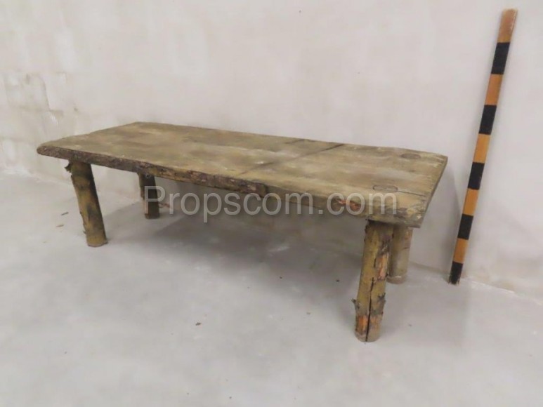 Wooden bench