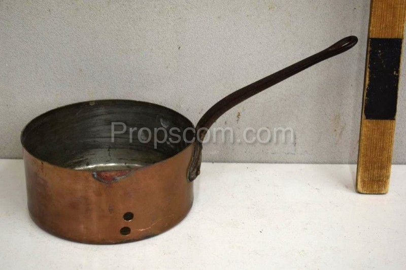 Copper saucepan