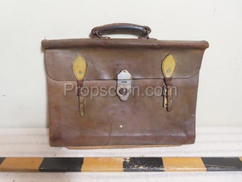 Leather briefcase