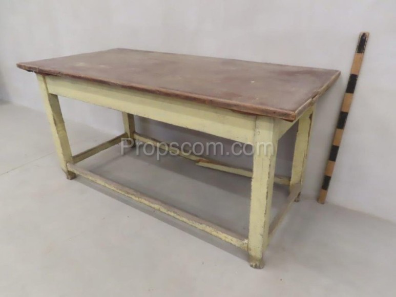 Large wooden table