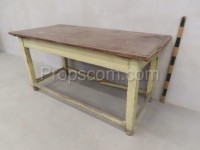 Large wooden table