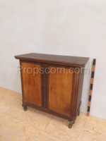 Double-leaf cabinet