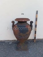 Vase cast iron narrow