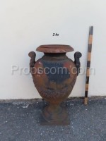 Vase Gusseisen schmal