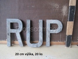 advertising metal letters