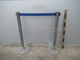 Portable chrome railing