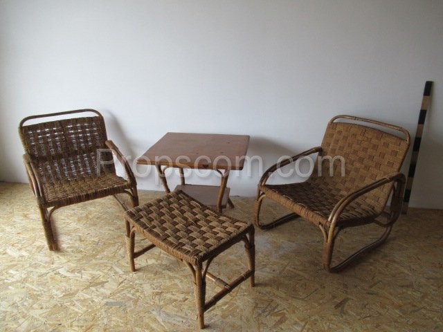 Rattan set