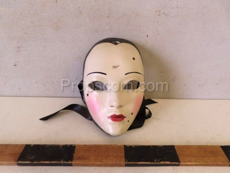 Carnival mask white