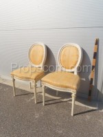 Padded chairs