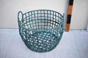 Basket woven blue