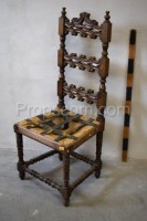 Chair carved