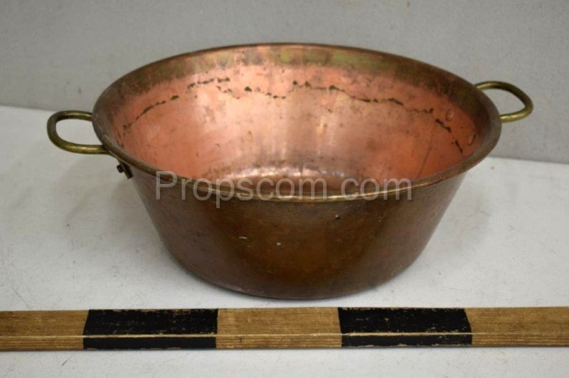 Copper casserole