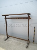 Free standing large wooden hanger