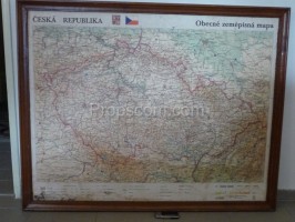 Karte der Tschechischen Republik
