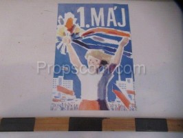 Plakat zur Feier des 1. Mai