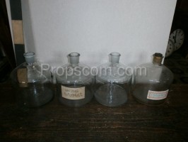 Large bottles with ground-glass joint