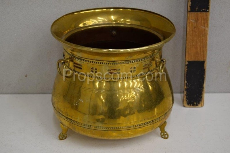 Brass bucket