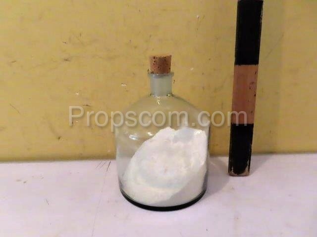 Bottles with ground glass filling