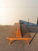 Double-sided bench
