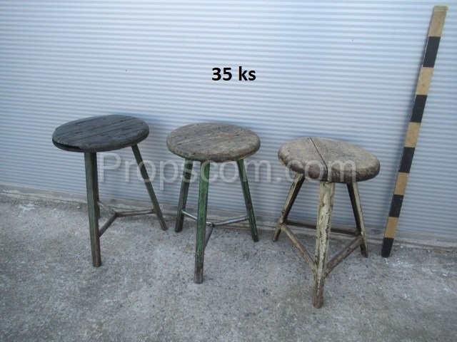 Round workshop chairs