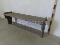 Wooden bench