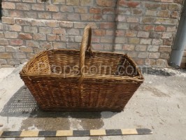 Wicker collection basket