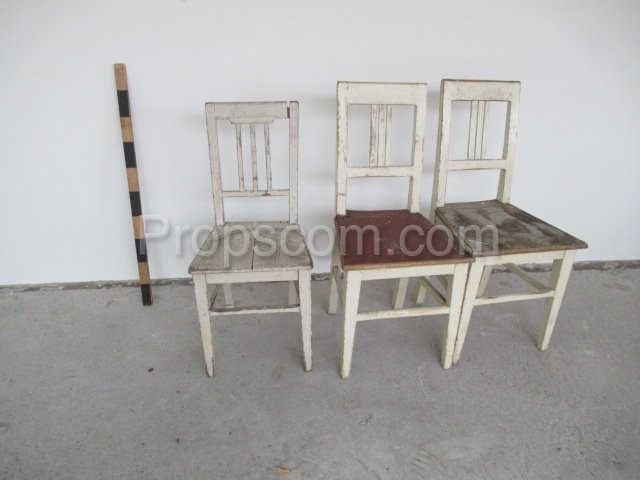 Wooden different chairs