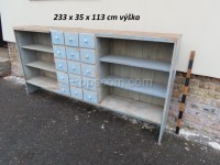 Commercial two-part shelf