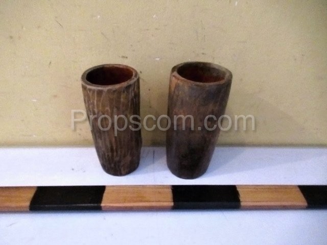 Wooden cups