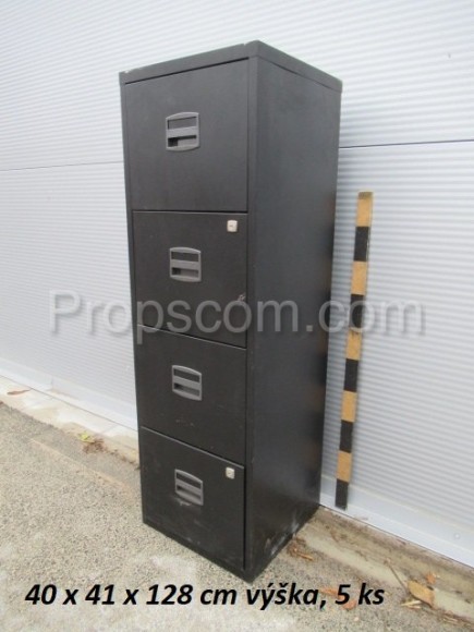 Metal filing cabinet