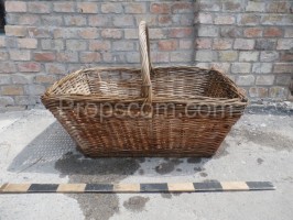 Wicker collection basket