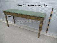 Wooden long table