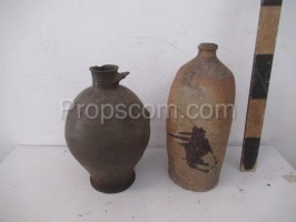 Stoneware bottles