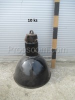 Large industrial lamps black