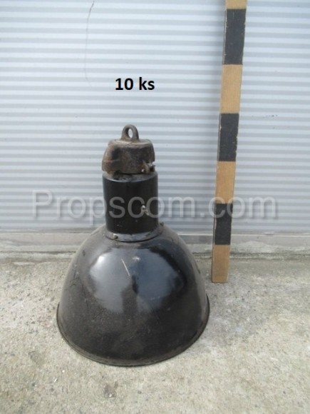 Large industrial lamps black