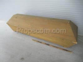 Light wooden casket