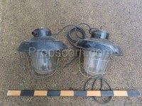 Industrial safety lamps black
